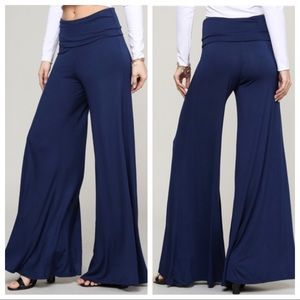 #05 MAVY - ✨PLUS SIZE✨GREY FABULOUS WIDE LEG PANTS